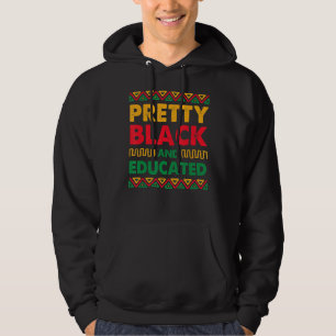 Monat der hübschen schwarzen Pride-Geschichte Hoodie