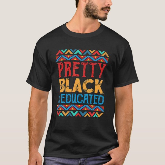 Monat der hübschen schwarzen Pride-Geschichte T-Shirt (Vorderseite)