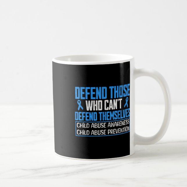 Monat der Prävention von Kindesmissbrauch Kaffeetasse (Rechts)