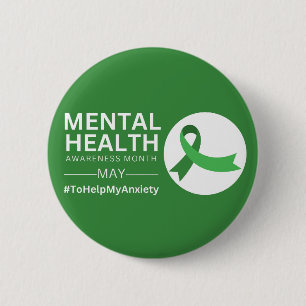 Monat der psychischen Gesundheit 2023 Angst Button