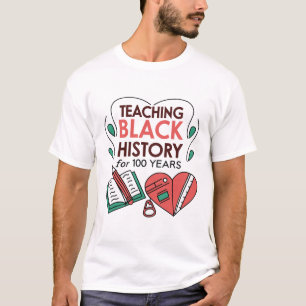 Monat der schwarzen Geschichte 100 Jahre Jubiläum T-Shirt