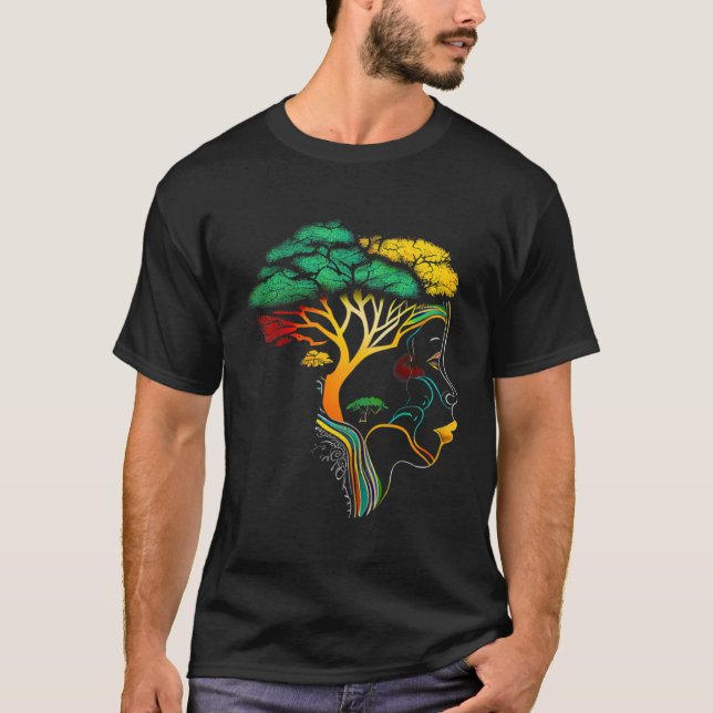 Monat der schwarzen Geschichte: Afrikanische Ameri T-Shirt (Vorderseite)