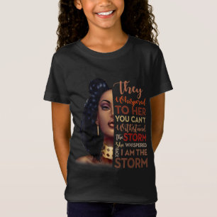 Monat der schwarzen Geschichte - Afrikanische Frau T-Shirt