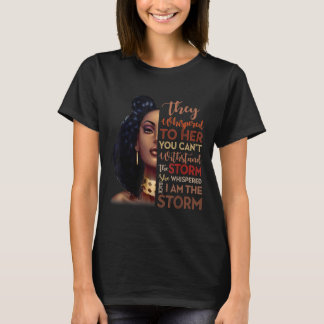 Monat der schwarzen Geschichte - Afrikanische Frau T-Shirt