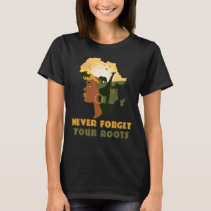 Monat der schwarzen Geschichte Afro American Afric T-Shirt