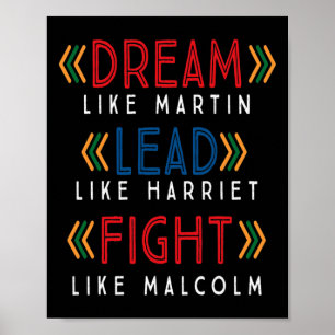 Monat der schwarzen Geschichte Afroamerikanische C Poster