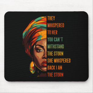 Monat der schwarzen Geschichte Erbe Kultur Afroame Mousepad