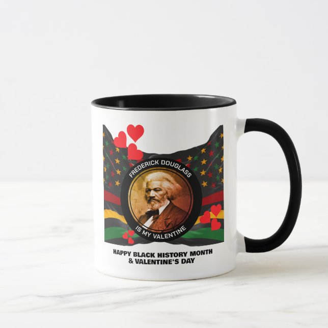 Monat der Schwarzen Geschichte FREDERICK DOUGLASS  Tasse (Rechts)
