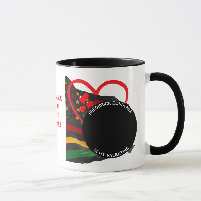 Monat der Schwarzen Geschichte FREDERICK DOUGLASS  Tasse (Rechts)