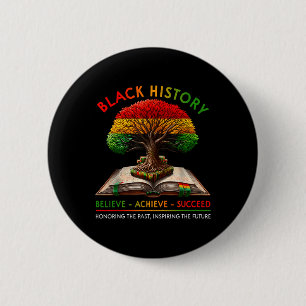 Monat der schwarzen Geschichte Glaube Erreiche Erf Button