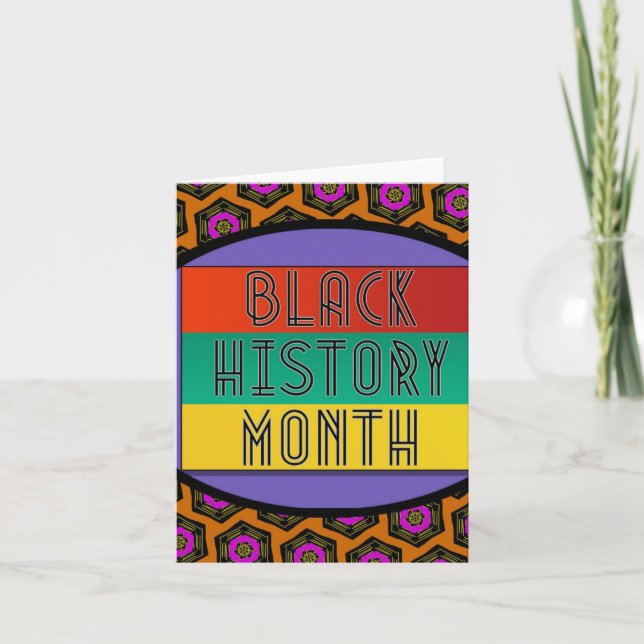 Monat der Schwarzen Geschichte Karte (Vorderseite)