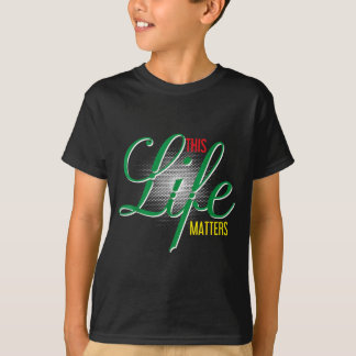 Monat der schwarzen Geschichte Leben zählt Schwarz T-Shirt