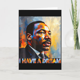 Monat der schwarzen Geschichte Martin Luther King  Karte