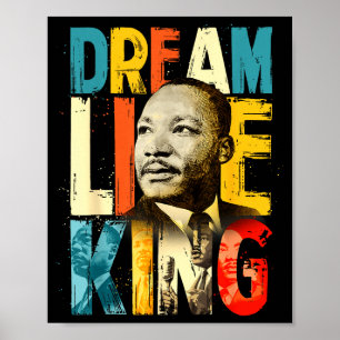 Monat der schwarzen Geschichte Martin Luther King Poster