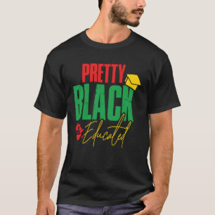 Monat der Schwarzen Geschichte Melanin Braune Haut T-Shirt