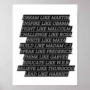 Monat der Schwarzen Geschichte Poster