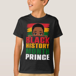 Monat der schwarzen Geschichte Prinz Little Melani T-Shirt