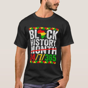 Monat der schwarzen Geschichte Probleme der schwar T-Shirt