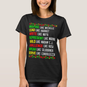 Monat der schwarzen Geschichte stolz auf die afrik T-Shirt