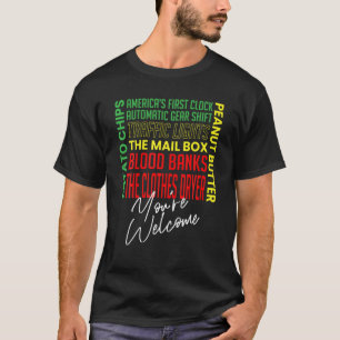 Monat der schwarzen Geschichte - stolze afrikanisc T-Shirt