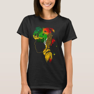 Monat der schwarzen Geschichte Vorfahren der Afro T-Shirt