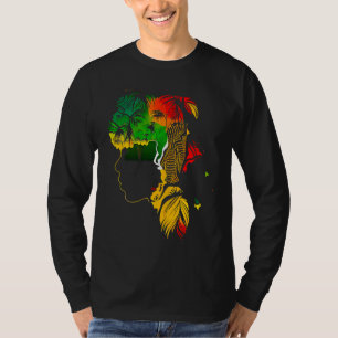 Monat der schwarzen Geschichte Vorfahren der Afro T-Shirt