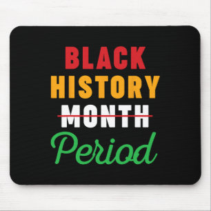 Monat der schwarzen Geschichte Zeitraum Afroamerik Mousepad