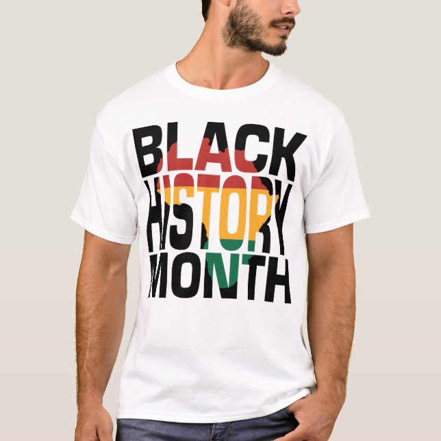 Monat der Schwarzgeschichte T-Shirt (Vorderseite)