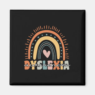 Monat des Aufklärungsmonats Groovy Retro Regenboge Magnet