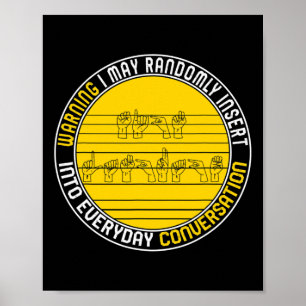 Monat des Bewusstseins Asl Randomly Einfügen Liebe Poster