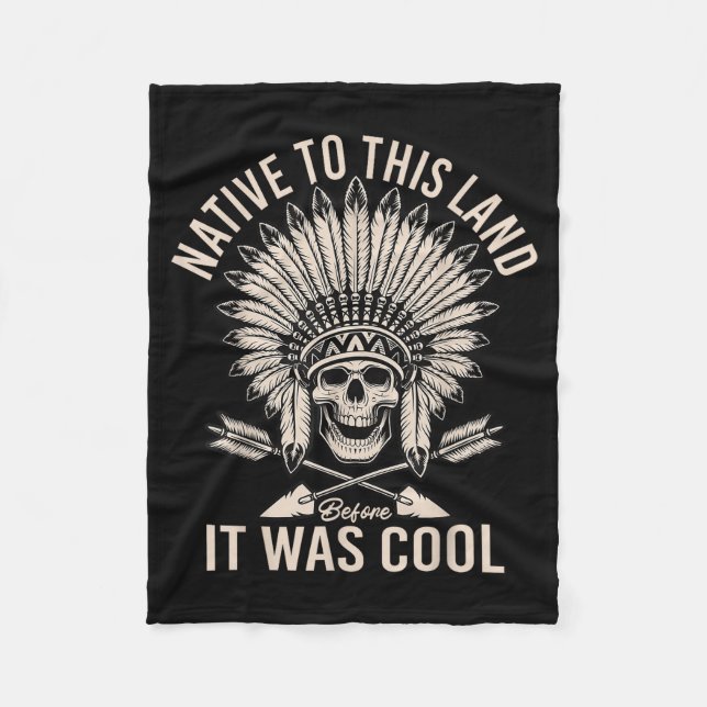 Monat des indianischen Erbes Native Pride  Fleecedecke (Vorderseite)