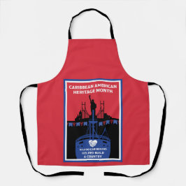 Monat des karibischen Amerikanischen Kulturerbes Schürze