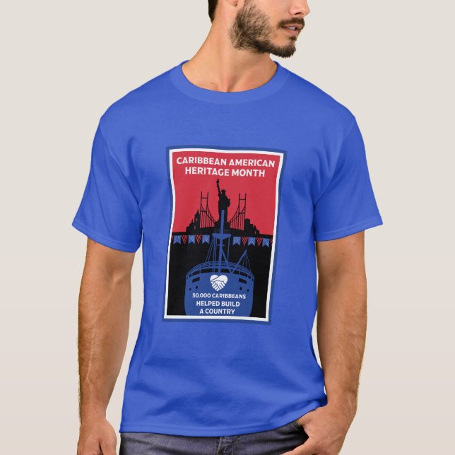 Monat des karibischen Amerikanischen Kulturerbes T-Shirt (Vorderseite)