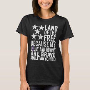 Monat des militärischen Kindes mit zwei militärisc T-Shirt