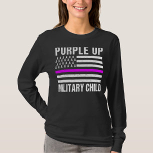 Monat des Militärkindes 2022 Lila für Mil T-Shirt