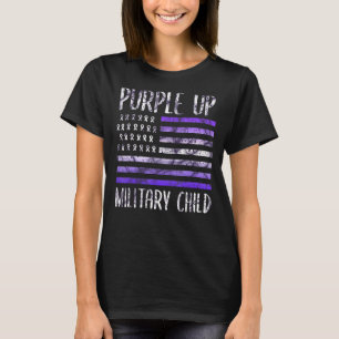 Monat des Militärkindes 2022 Lila für Mil T-Shirt