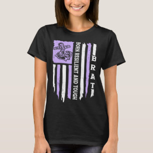 Monat des Militärkindes Geboren widerstandsfähig u T-Shirt