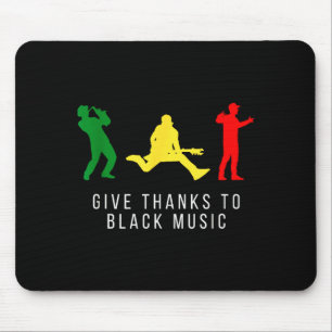 Monat des schwarzen Stolzes afroamerikanisches Mel Mousepad
