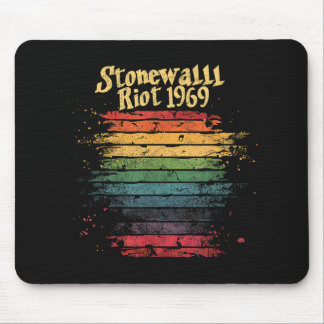 Monat des Schwulenstolzes Regenbogenflagge Steinma Mousepad