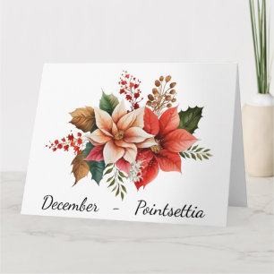 Monat Dezember Geburtskarte Karte