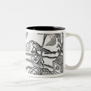 Monat Dezember, 'vom Shepheardes Zweifarbige Tasse