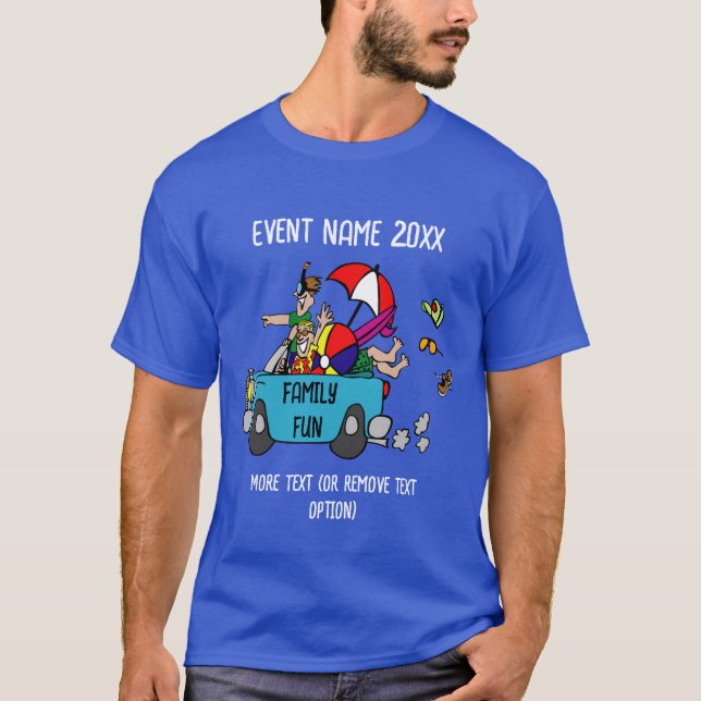 Monat Familienspass T-Shirt (Vorderseite)