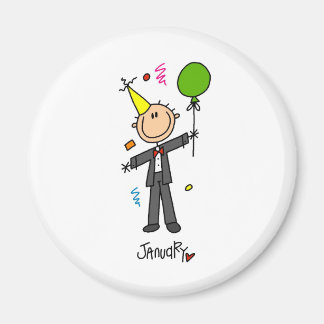 Monat Januar Magnet