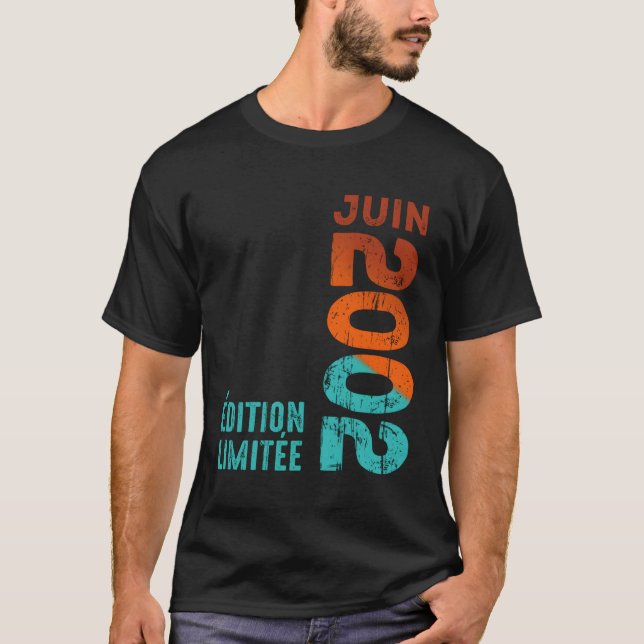 Monat Juni 2002 Jahr 2002 2002 Seit 2002 2002 T-Shirt (Vorderseite)
