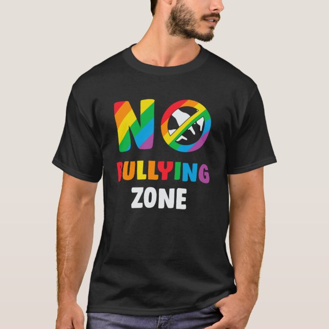 Monat LGBT Kinder 2022 Bully Awareness No Bull T-Shirt (Vorderseite)
