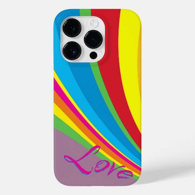 Monat - Liebe des Regenbogens Case-Mate iPhone Hülle (Rückseite)