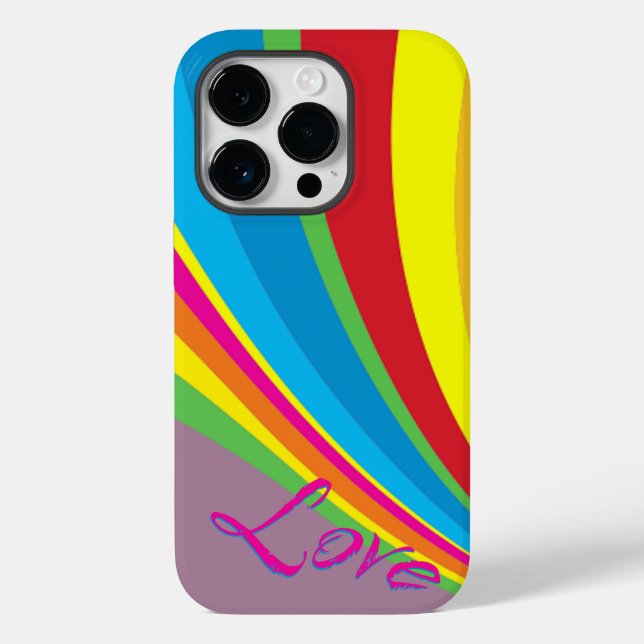 Monat - Liebe des Regenbogens Case-Mate iPhone Hülle (Rückseite)