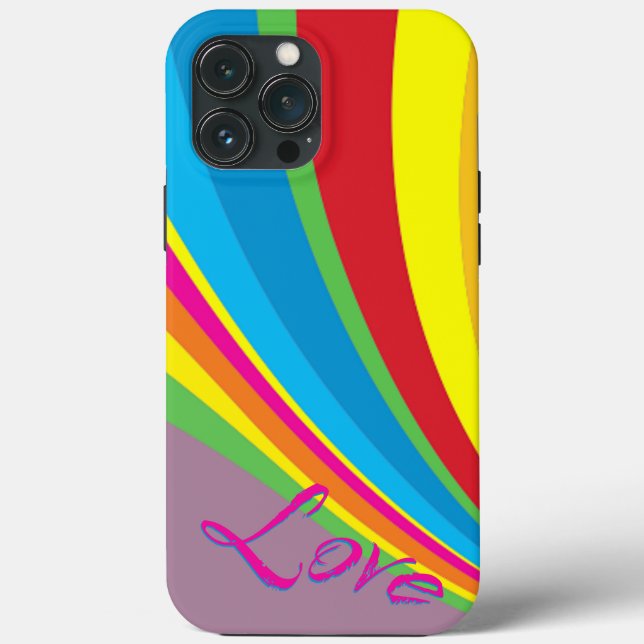 Monat - Liebe des Regenbogens Case-Mate iPhone Hülle (Rückseite)