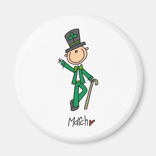 Monat März Magnet (Vorne)