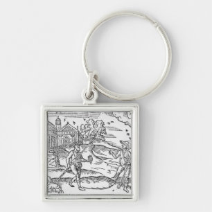 Monat September 'das Shepheardes Calendar Schlüsselanhänger